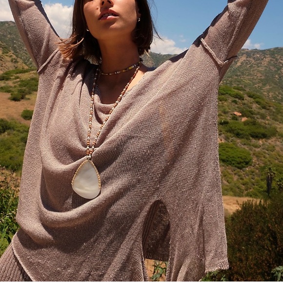 FREE PEOPLE 2pc Knit Dress & Sweater Set Sz Small NWT - Picture 2 of 11